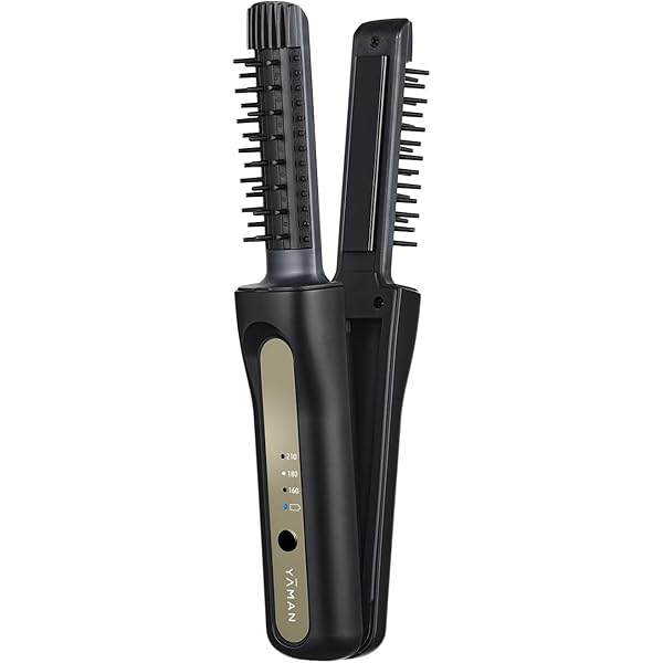 ヤーマン ストレートヘアアイロン ブラシ型 DAFNI nano YA‐MAN スタイリングヒートブラシ DAFNI nano ダフニナノ ヒート